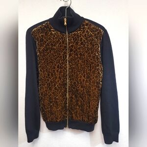 Ralph Lauren Leopard Print Bomber Jacket